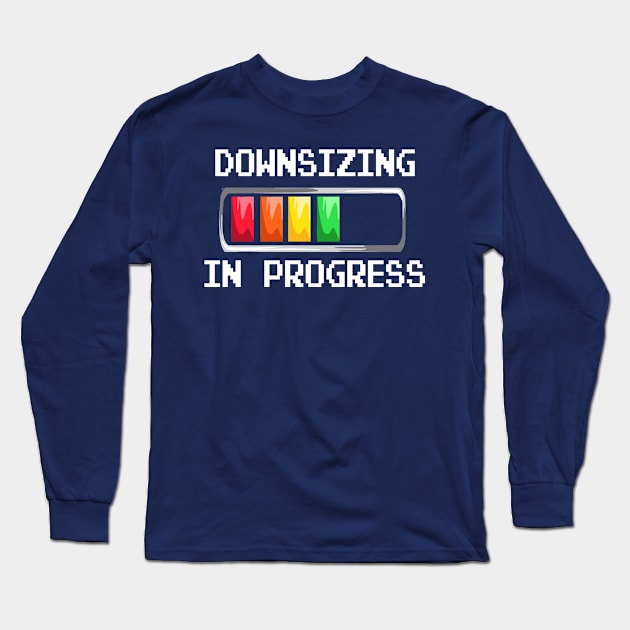 Downsizing In Progress Long Sleeve T-Shirt by Tenh